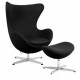 Replica Egg Chair con poggiapiedi del designer Arne Jacobsen