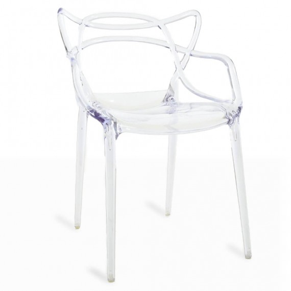 Inspirazione sedia trasparente Masters dell'acclamato designer Philippe Starck