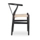 Replica Wishbone Chair in Colored Wood by Hans J. Wegner